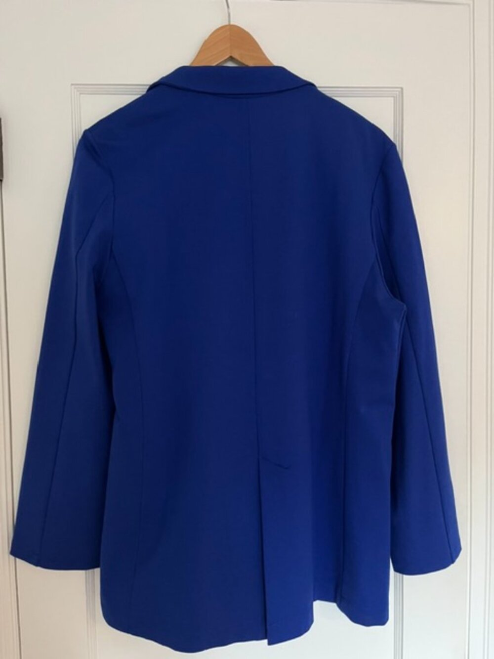 NWT Ripley Rader Oversized Ponte Blazer in Cobalt Blue | Size Large - Picture 5 of 7